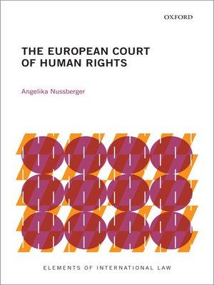 cover image of The European Court of Human Rights